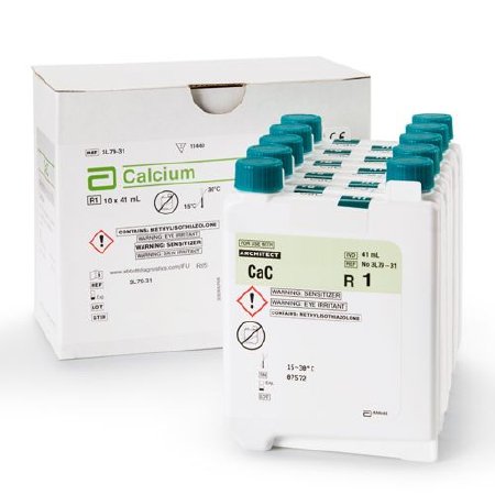 Abbott Reagent General Chemistry Calcium 11,440 Tests 11,440 Tests - Box of 11440 - 03L7932-BX