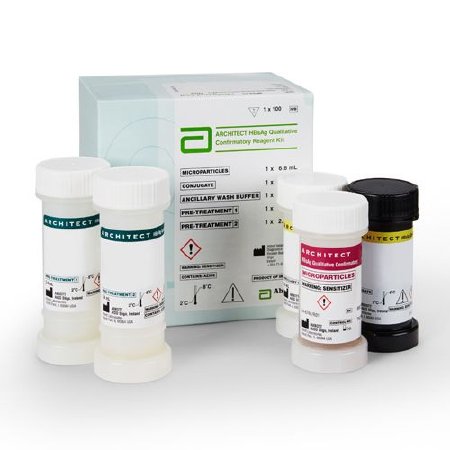 Abbott Immunoassay Reagent Architect™ Antibody Test Hepatitis B Surface Antigen 50 Tests - Box of 50 - 04P5425-BX