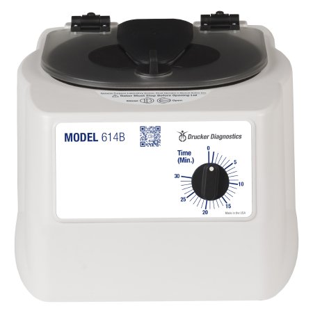 Drucker Single Speed Centrifuge 600 Series 6 Place Fixed Angle Rotor Single Speed, 3,250 Max RPM, 1,100xG Max RCF - Each - 00-004-009-001-EA