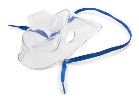 McKesson Aerosol Mask McKesson Elongated Style Adult One Size Fits Most Adjustable Head Strap - Each - 32631-EA