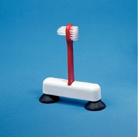 Fabrication Enterprises Denture Brush 2-Sided Bristle Red - Each - Z0-1440-EA