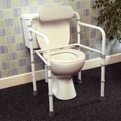 Patterson Medical Supply Toilet Safety Rail Homecraft White - Each - 557475-EA