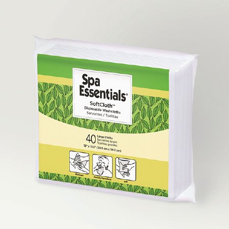 Graham Medical Products Washcloth Premium 12 X 13-1/2 Inch White Disposable - Case of 500 - 49733-CS