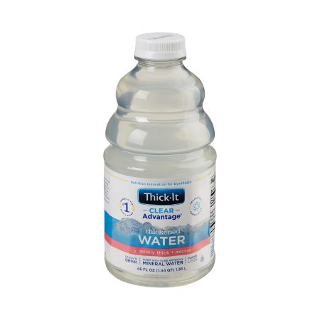Kent Precision Foods Thickened Water Thick-It® Clear Advantage® 46 oz. Bottle Unflavored Liquid IDDSI Level 2 Mildly Thick - Each - B480-A7044-EA