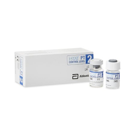 Abbott Point of Care Coagulation Control i-STAT® INR Prothrombin Time Test / International Normalized Ratio (PT / INR) Level 2 10 Vials - Box of 10 - 06P1714-BX