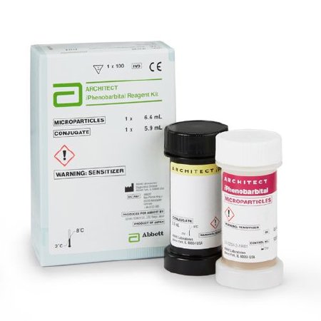 Abbott Toxicology Reagent Architect™ Single Drug iPhenobarbital 100 Tests - Box of 100 - 01P3325-BX