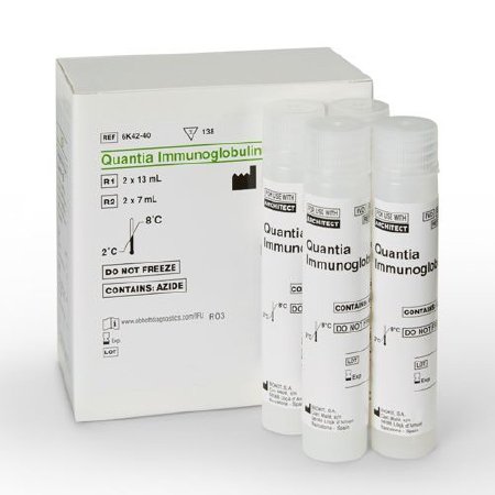 Abbott General Chemistry Reagent Multigent™ Antibody Test Immunoglobulin E (IgE) 138 Tests - Box of 138 - 06K4240-BX