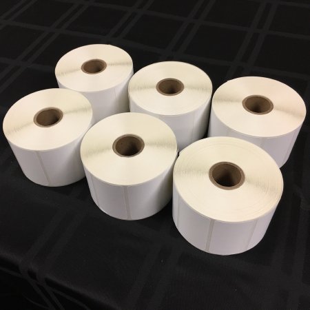 CompuGroup Medical Pre-Printed Label Barcode White Barcode - Case of 6 - 10012778-CS