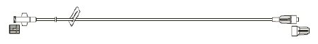 Codan US Corp IV Extension Set Mini Bore 34 Inch Tubing - Case of 50 - BC563-CS