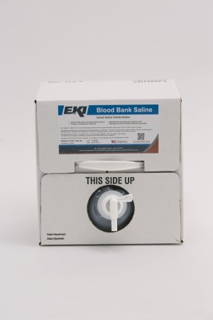 EK Industries Inc Immunohematology Reagent Saline Blood Bank 0.85% 10 Liter - Each - 12441-20L-EA