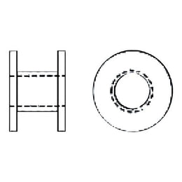 Olympus America Inc Ear Ventilation Tube UltraSil™ Sheehy Collar Button 1.27 mm Inner Diameter Silicone Blue - Box of 6 - 70241000-BX