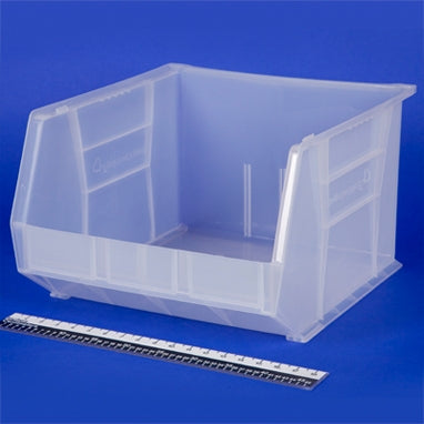 Health Care Logistics Storage Bin HCL® Super Tough Semi-Clear Plastic 11 X 16-1/2 X 18 Inch - Each - 1438C-EA