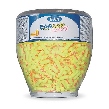 Grainger Ear Plugs 3M™ E-A-Rsoft™ Yellow Neon Blasts™ Cordless One Size Fits Most Orange / Yellow - Box of 500 - 3GY50-BX