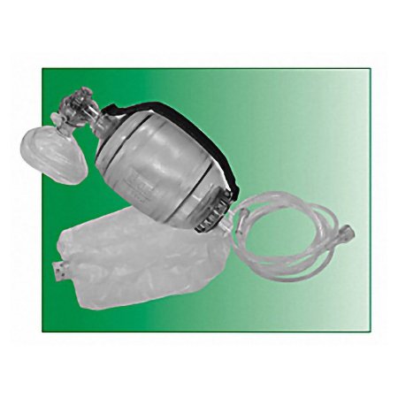 Mada Medical Products Bag Valve Mask Resuscitator Bag Valved Mask - Case of 6 - 4025-CS