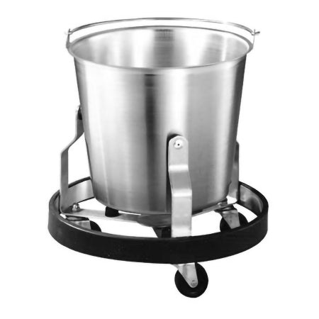 UMF Medical Kick Bucket UMFmedical™ 13 Quart Silver / Black - Each - SS8350-EA