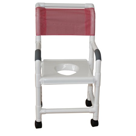 MJM International Shower Chair MJM International PVC Frame Mesh Backrest 425 lbs. Weight Capacity - Each - 118-3TW-VS-EA