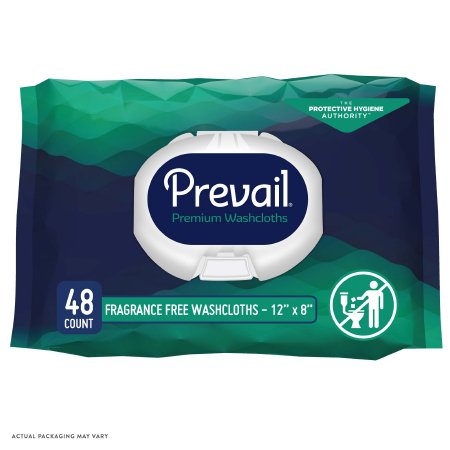 First Quality Personal Wipe Prevail® Soft Pack Aloe / Vitamin E / Chamomile Unscented 48 Count - Case of 576 - WW-810-CS