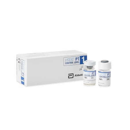 Abbott Point of Care Coagulation Control i-STAT® INR Prothrombin Time Test / International Normalized Ratio (PT / INR) Level 1 10 Vials - Box of 10 - 06P1713-BX