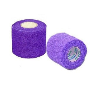 Andover Coated Products Cohesive Bandage CoFlex® NL 1 Inch X 5 Yard Self-Adherent Closure Purple NonSterile 12 lbs. Tensile Strength - Case of 30 - 5100PU-CS