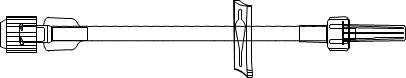 ICU Medical IV Extension Set 12 Inch Tubing - Case of 50 - B1486-CS