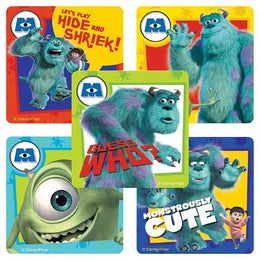 SmileMakers SmileMakers® 100 per Unit Disney Monsters Inc Sticker 2.5 Inch - Box of 75 - ST688B-BX