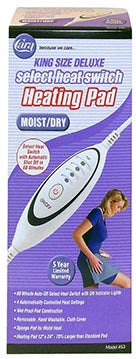 Cara Inc Moist/Dry Heating Pad Cara General Purpose Fabric Cover Reusable - Each - 03805600053-EA