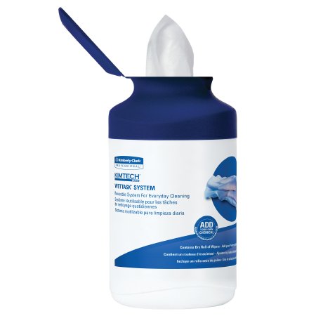 Kimberly Clark Task Wipe Kimtech Prep Wettask White NonSterile Meltblown 12 X 12-1/2 Inch Disposable - Case of 1 - 77320-CS
