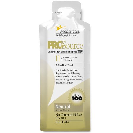 Medtrition/National Nutrition Tube Feeding Formula ProSource® TF Unflavored Liquid 45 mL Pouch - Pack of 1 - 11444-PK