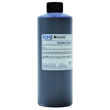 EDM 3 LLC Gentian Violet Solution 1% 16 oz. - Each - 400325-EA