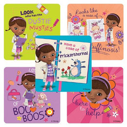 SmileMakers SmileMakers® 100 per Unit Disney Doc McStuffins Sticker 2.5 Inch - Box of 75 - ST860B-BX