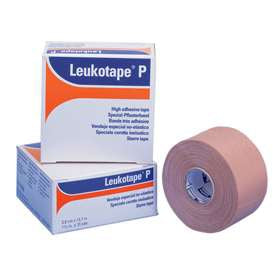 Alimed Orthopedic Corrective Tape Leukotape® P Beige 1-1/2 Inch X 15 Yard Zinc Oxide Adhesive NonSterile - Case of 30 - 2970004244-CS
