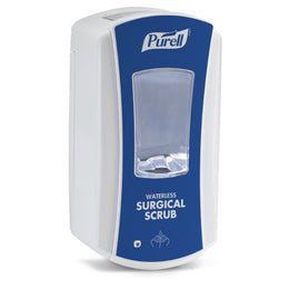 GOJO Hand Hygiene Dispenser Purell® LTX-12™ Blue / White Plastic Touch Free 1200 mL Wall Mount - Case of 4 - 1932-04-CS