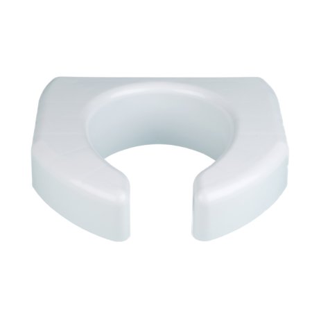 Maddak Raised Toilet Seat Ableware Basic 3 Inch Height White 350 lbs. Weight Capacity - Each - 725790000-EA