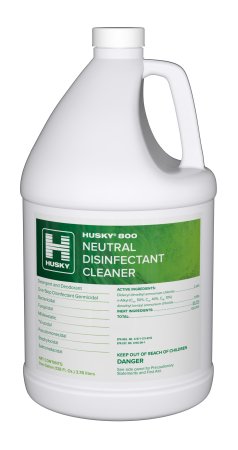 Canberra Husky® Neutral Surface Disinfectant Cleaner Quaternary Based Manual Pour Liquid Concentrate 5 gal. Jug Ocean Breeze Scent NonSterile - Each - HSK-800-10-EA