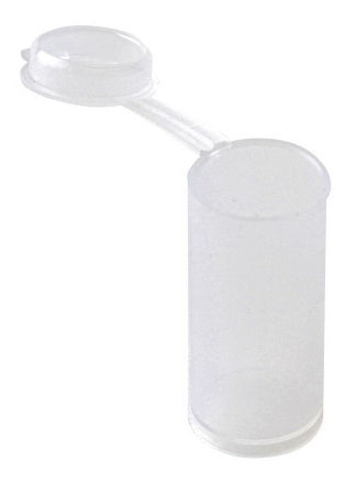 Fisher Scientific Sample Vial Fisherbrand™ Polyethylene 2.5 mL Hinged Cap - Case of 100 - 033381B-CS