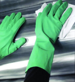 Medical Safety Systems Utility Glove Medium Nitrile Green Straight Cuff NonSterile - Pack of 1 - 653-53181301-PK