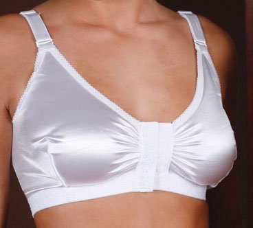 Medico International Compression Bra White Size 38 - Each - T-340-38-EA