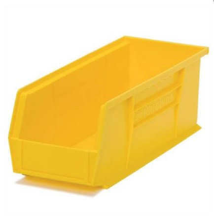 Market Lab Inc Storage Bin Yellow Industrial Grade Polymers 5 X 5-1/2 X 14-3/4 Inch - Each - 6035-YL-EA