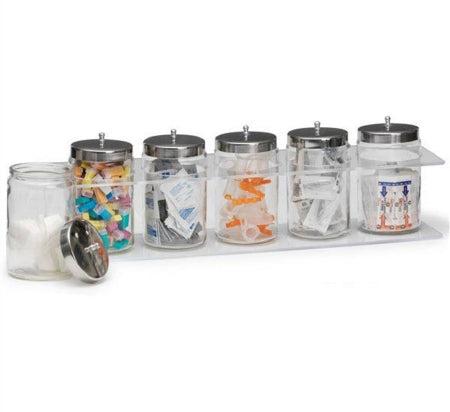 Market Lab Inc Sundry Jar Acrylic Clear 4 X 7 Inch - Case of 5 - 0239-CS
