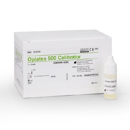 Abbott Calibrator Architect™ Multigent Opiates 500 1 X 5 mL For Architect C16000, Architect C4000, Architect C4100, Architect C8000, Architect CI16200, Architect CI8200 Analyzer - Each - 03L3403-EA