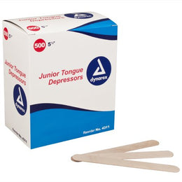 Dynarex Tongue Depressor dynarex® 5-1/2 Inch Length Wood - Case of 5000 - 4311-CS