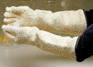 Grainger Autoclave Glove One Size Fits Most Terry Cloth White 11 Inch Gauntlet Cuff NonSterile - Each - 3PWH5-EA