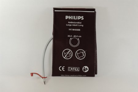 Philips Healthcare Reusable Blood Pressure Cuff Philips™ 35 to 45 cm Arm Nylon Cuff Adult Long Cuff - Each - 989803147901-EA