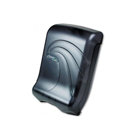 RJ Schinner Co Paper Towel Dispenser Ultrafold™ Black Pearl Plastic Manual 750 Count Wall Mount - Each - T1790TBK-EA