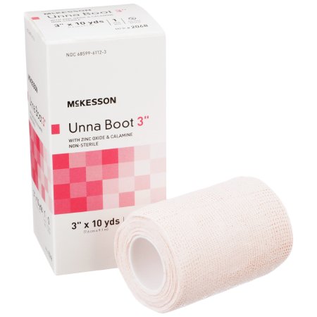 McKesson Unna Boot McKesson 3 Inch X 10 Yard Cotton Calamine / Zinc Oxide NonSterile - Case of 12 - 2068-CS