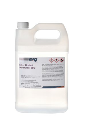 EK Industries Inc Chemistry Reagent Ethanol, Denatured Alcohol Solvent 95% 1 gal. - Case of 4 - 4087-4X1GL-CS