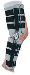DJO Knee Immobilizer DonJoy® Short Strap Closure Left or Right Knee - Each - 11-0170-2-06000-EA