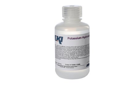 EK Industries Inc Microbiology Reagent Potassium Hydroxide Inorganic Compound 10% w/v 125 mL - Each - 10080-125ML-EA