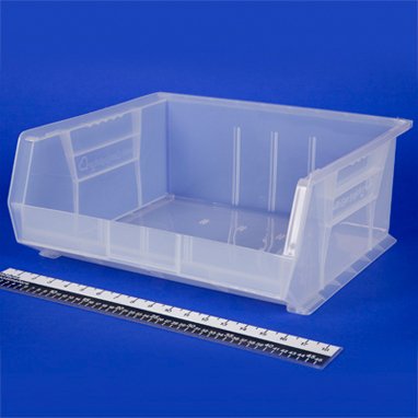 Health Care Logistics Storage Bin HCL® Super Tough Semi-Clear Plastic 7 X 14-3/4 X 16-1/2 Inch - Each - 1420C-EA
