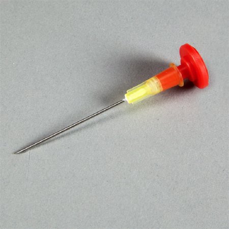 Health Care Logistics Filtered Venting Needle 1-1/2 Inch, Red, 0.2 µ Hydrophobic Filter, 20 Gauge For Chemotherapeutic Drug Treatments - Box of 25 - 18723-BX